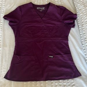 Greys anatomy by barco scrubs - shirt size small